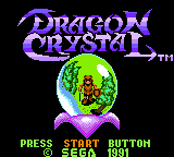 Заставка игры Dragon Crystal